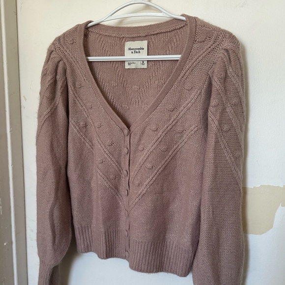 NWOT - Dusty Pink Knit Cardigan - Picture 1 of 4